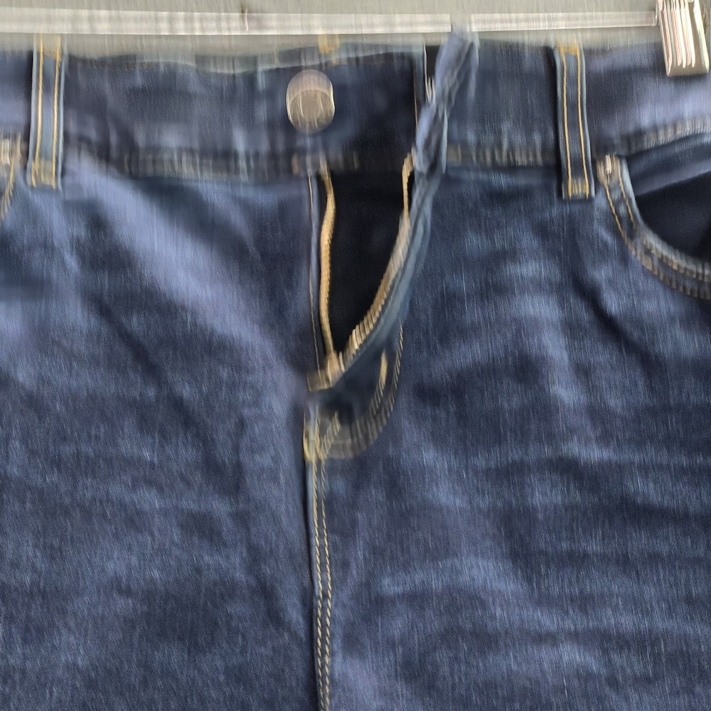 Torrid Women Jeans 18R Dark Blue Denim Wide-Leg 42585299 Bombshell Wide NWT - Picture 9 of 16